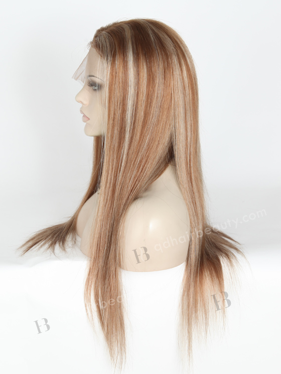 Highlight Color 20'' Peruvian Virgin Hair Straight Full Lace Wigs WR-LW-120