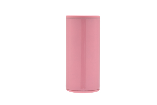 12 oz. Stainless Steel Can Cooler-Pink