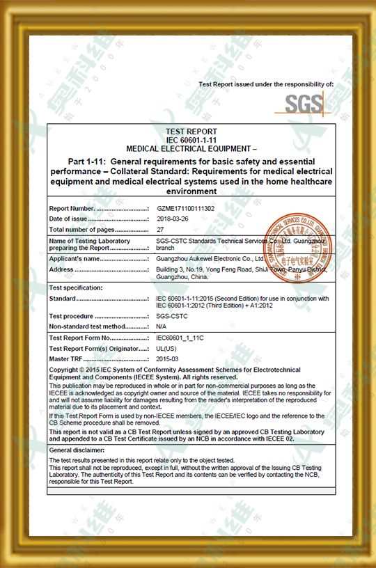 SGS国际医疗器械证明-(2)