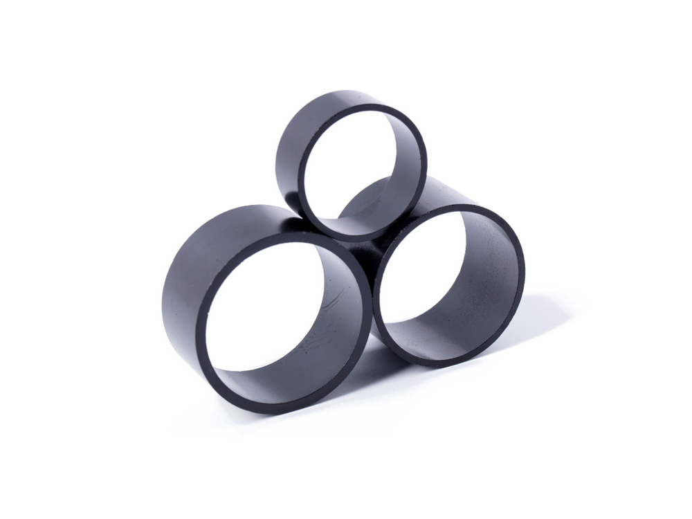 Molded Bonded NdFeB Multipole Magnetic Ring (Black Epoxy)