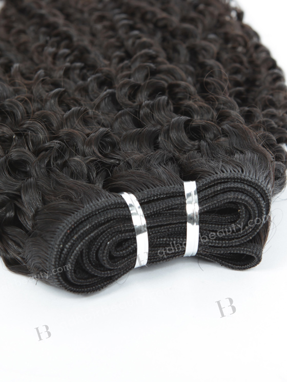 In Stock Brazilian Virgin Hair 18" 7mm Curl Natural Color Machine Weft SM-4108