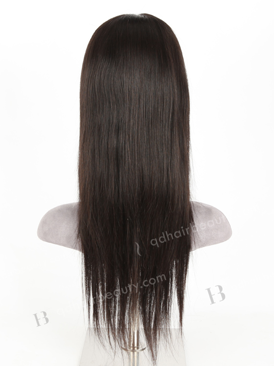 In Stock Indian Remy Hair 18" Straight Natural Color HD Lace Front Wig LLF-01018