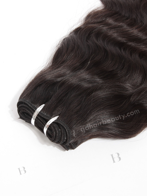 In Stock Malaysian Virgin Hair 18" Natural Straight Natural Color Machine Weft SM-050