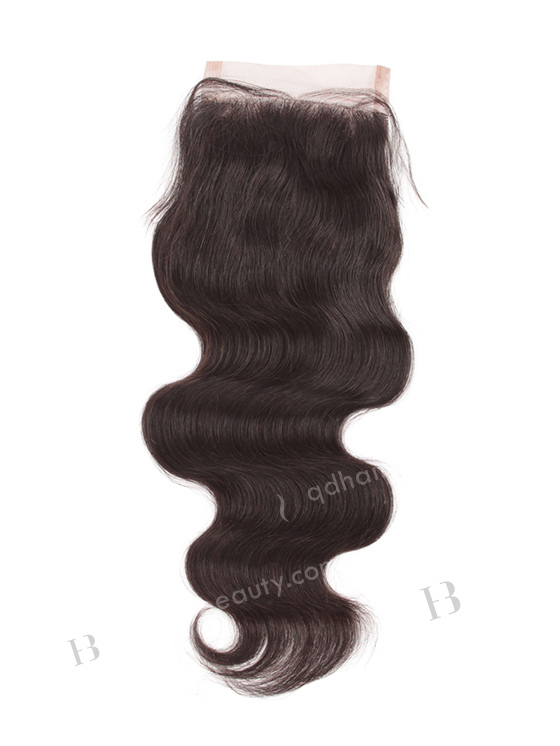 In Stock Chinese Virgin Hair 12" Body Wave Natural Color Top Closure STC-306