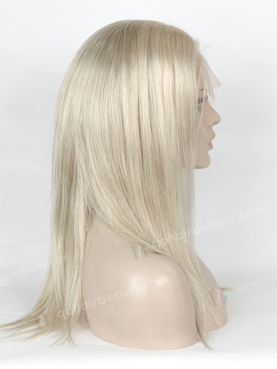 Hot Selling Silky Straight 14'' Grey/1B# Color Peruvian Virgin Hair Wigs WR-LW-111