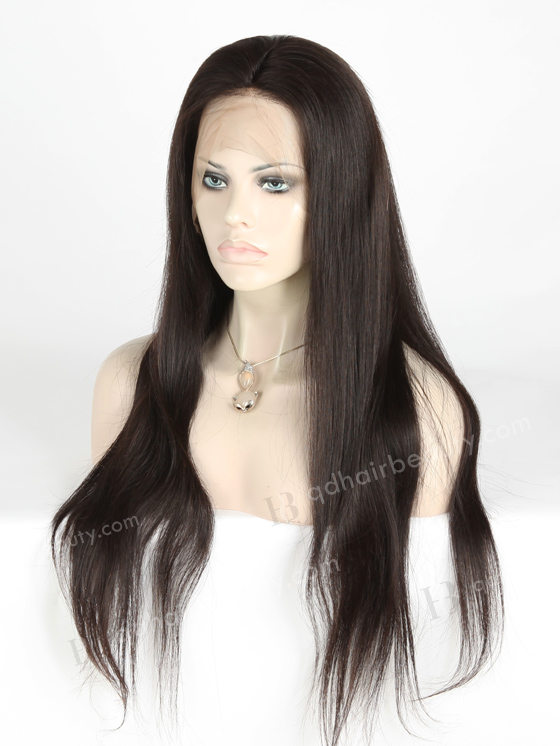 In Stock Brazilian Virgin Hair 24" Straight Natural Color 360 Lace Wig 360LW-04005