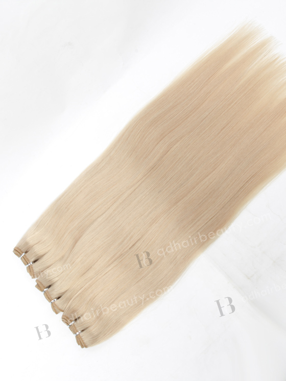 In Stock Malaysian Virgin Hair 24" Straight White Color Machine Weft SM-353