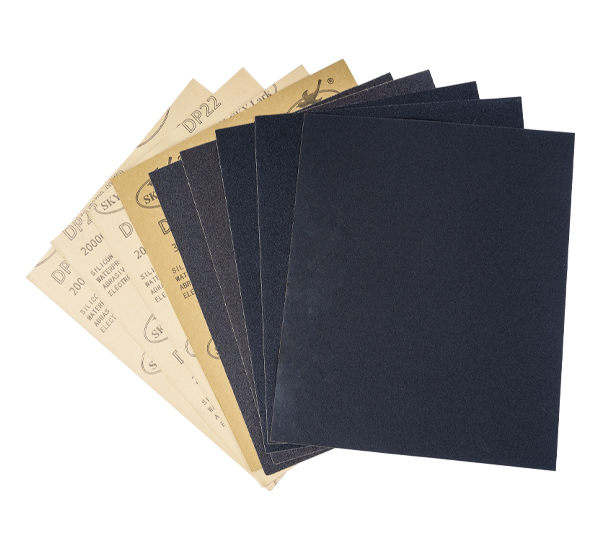 DP22 Chinese Kraft Paper Alox/SIC Waterproof abrasive paper oem factory 