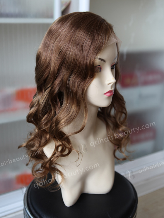 Left Parting Brown Color Wig WR-LW-070
