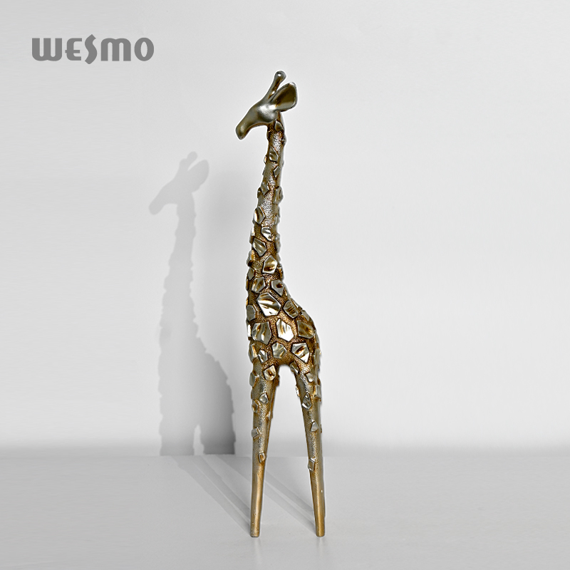Tabletop decoration giraffe animal sculpture decoration retro home decoration