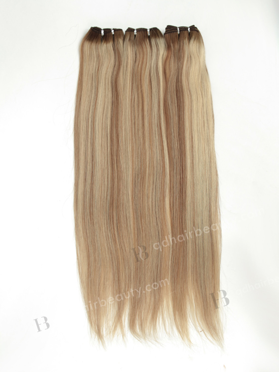 T Color And Highlight Color 100% European Virgin 14" Hair Weaves WR-MW-183