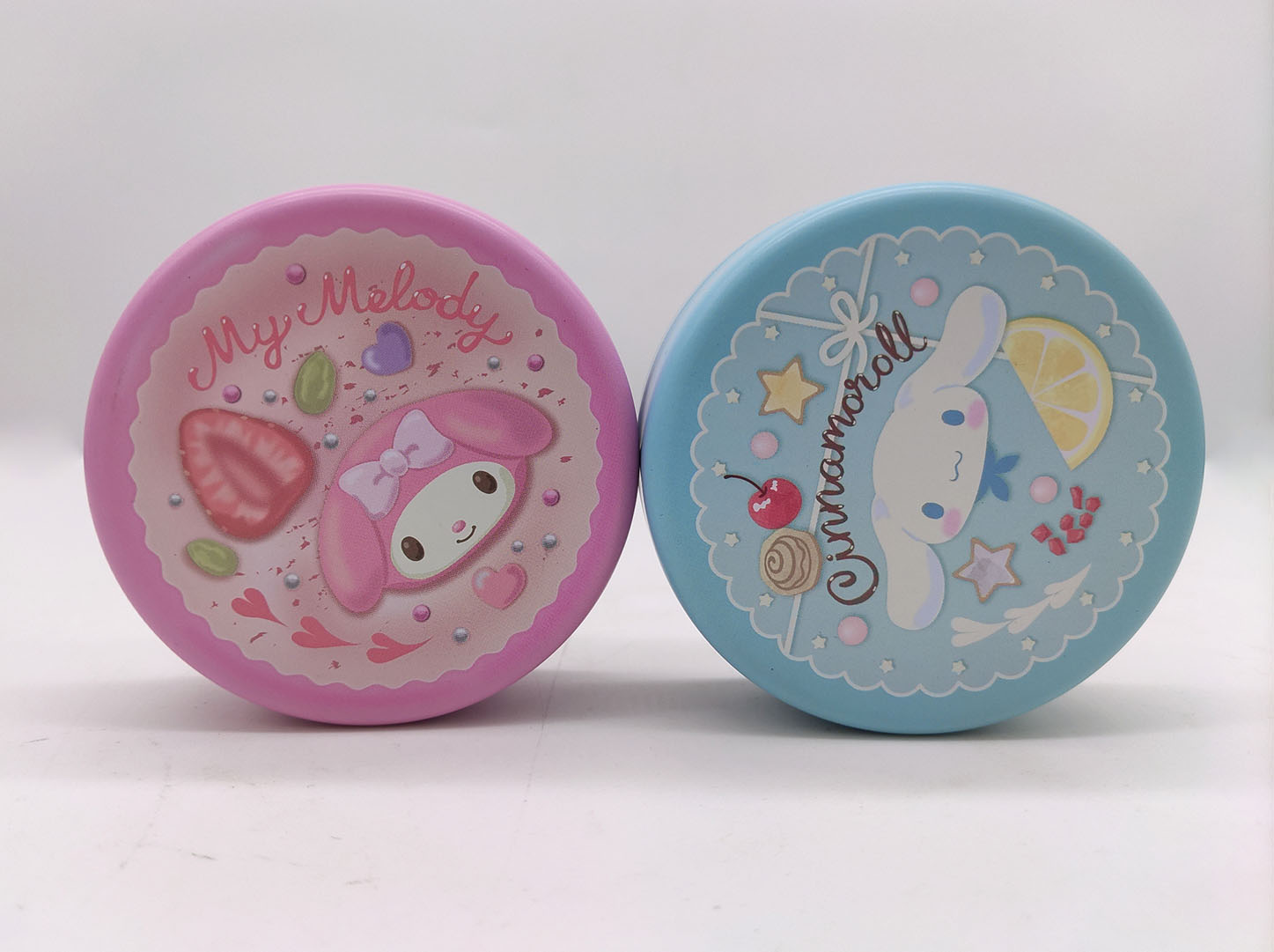 ML-2297   Fancy wholesale food tins high-quality round cookie/candy tin can customized tins