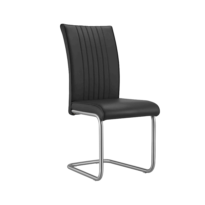 PU Dining Chair with Stainless Steel Legs