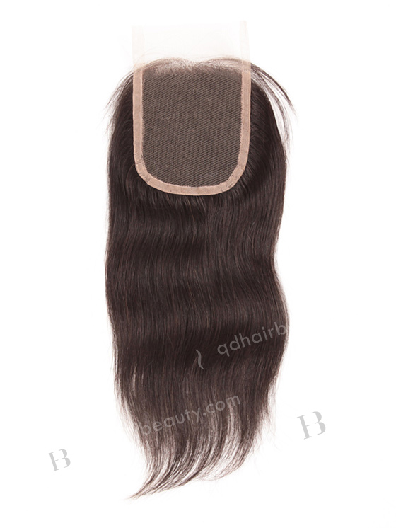 In Stock Indian Remy Hair 10" Straight Natural Color Top Closure STC-219