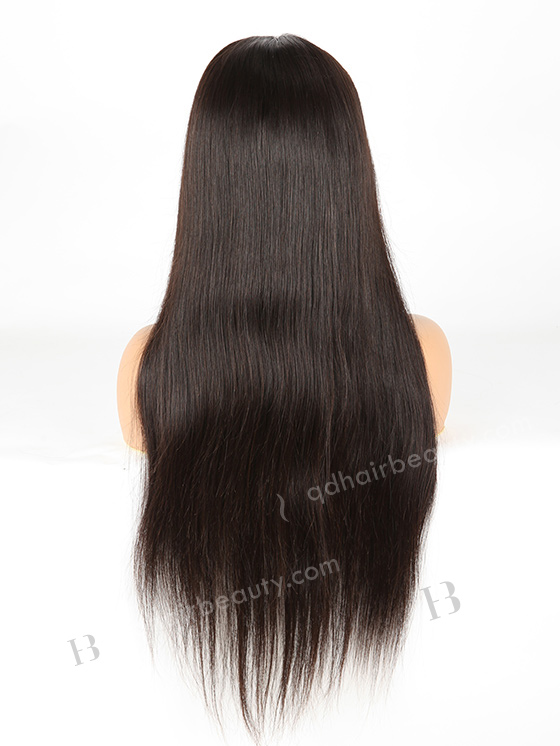 In Stock Indian Remy Hair 24" Straight Natural Color Full Lace Wig FLW-01691