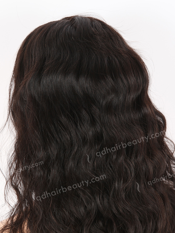 Cheap Full Lace Wigs 16" Natural Wave Natural Color Human Hair Lace Wigs FLW-01173