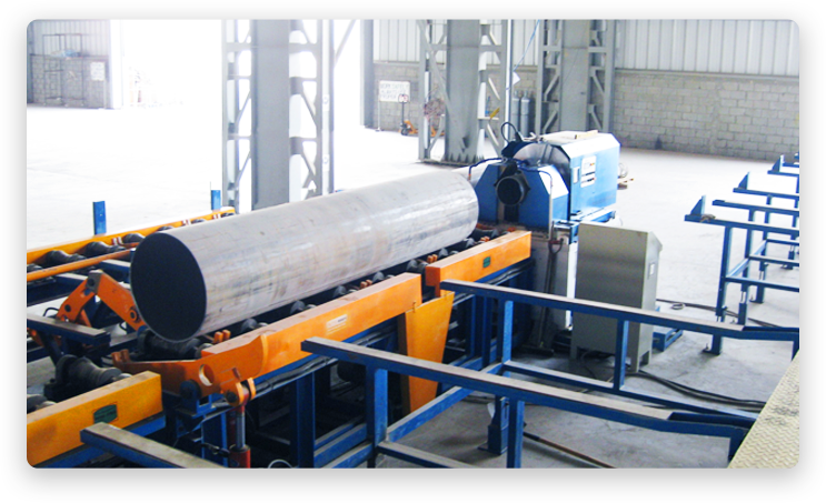 High Speed Pipe End Beveling Machine With Ovality Copying Function