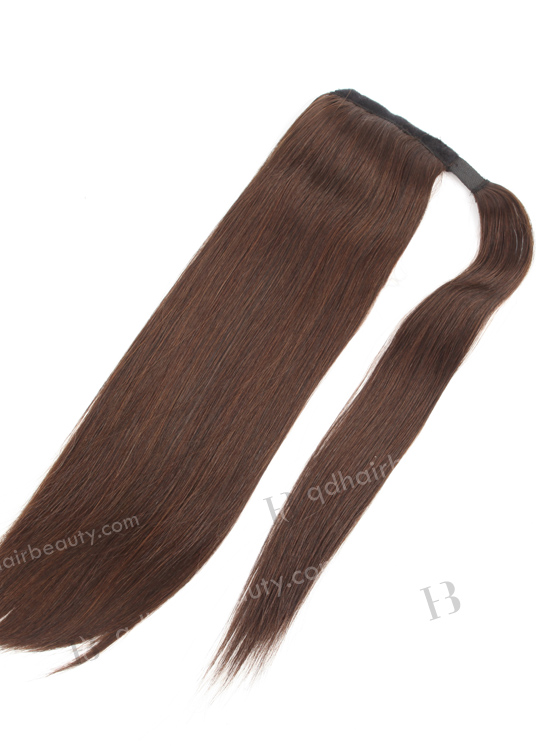 Double Draw 16'' European Virgin Human Hair Ponytails Clip in Hair Extension WR-PT-007