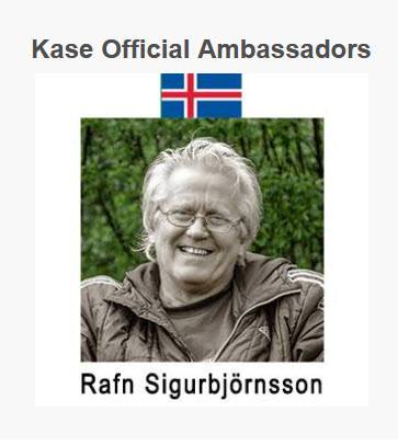 Rafn Sigurbjörnsson Kase Official Iceland Ambassador