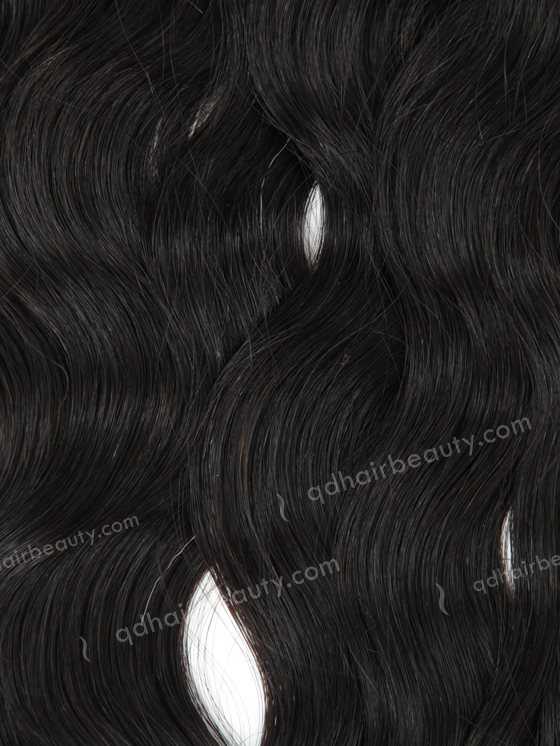 Black Color 100% Human Hair Invisible Headband Wire Clip in Halo Hair Extensions WR-HA-009