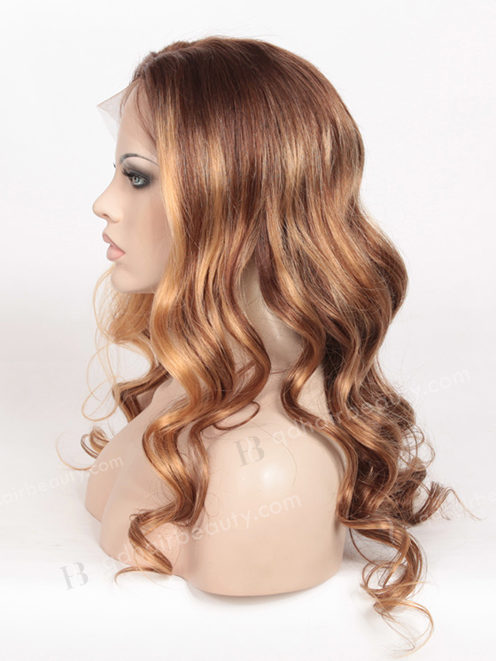 Mixed Color Fashion Human Hair Wigs WR-LW-076
