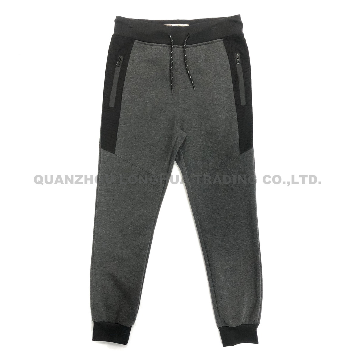 Men′s and Boy′s Joggers Casual Knitwear Jogging Pants Trousers Apparel Kids Wear Polyester Fleece Joggers with Mesh Panels