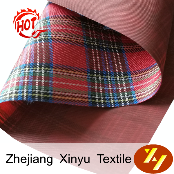 150D Oxford Fabric/Check/PE Coated