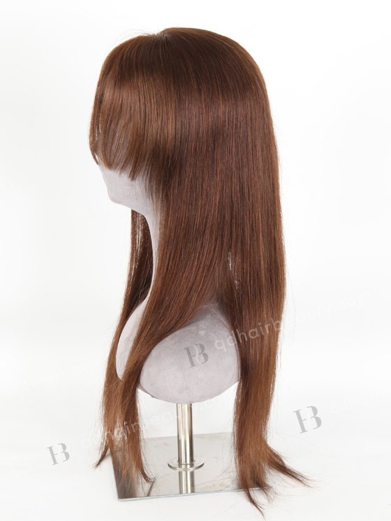 Brown color 3# 22'' European Virgin Hair Straight Full Lace Wigs WR-LW-127