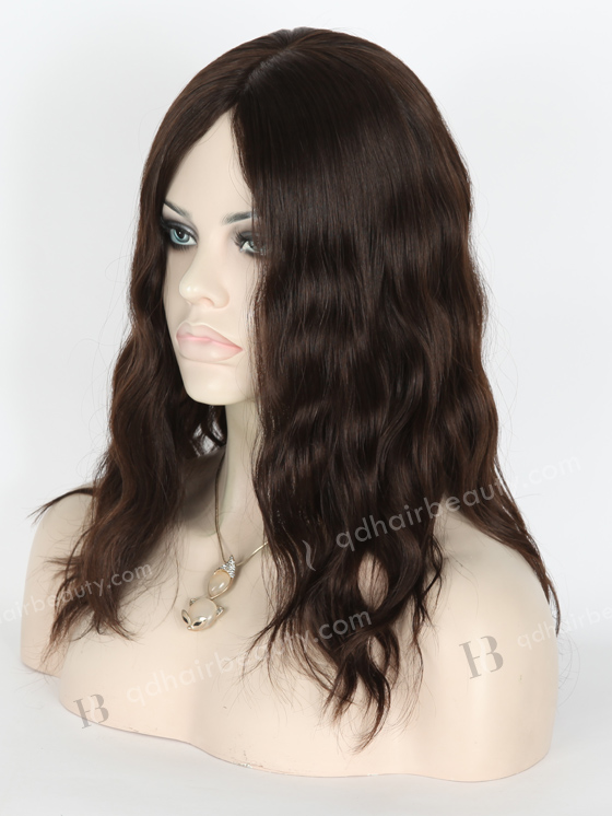 New Arrival Natural Color Close To 4# 13'' Brazilian Virgin Hair Jewish Wigs WR-JW-013