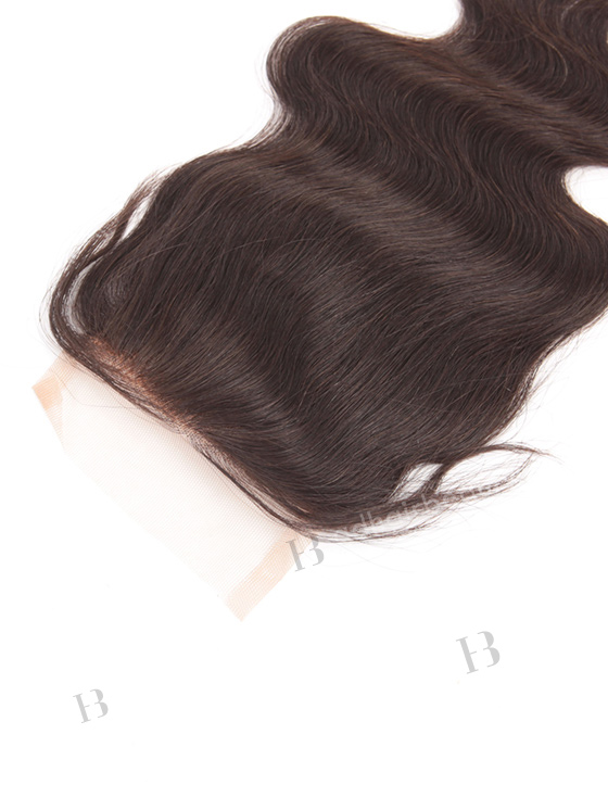 In Stock Chinese Virgin Hair 10" Body Wave Natural Color Top Closure STC-330