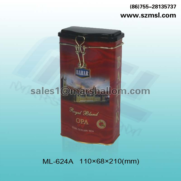 ML-624A Irregular tin box
