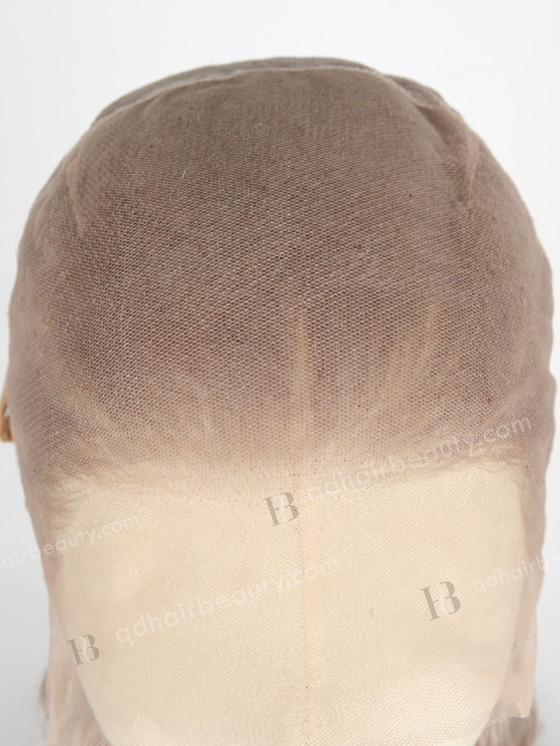 In Stock Brazilian Virgin Hair 12" Deep Body Wave Gray Hair Full Lace Wig FLW-04266