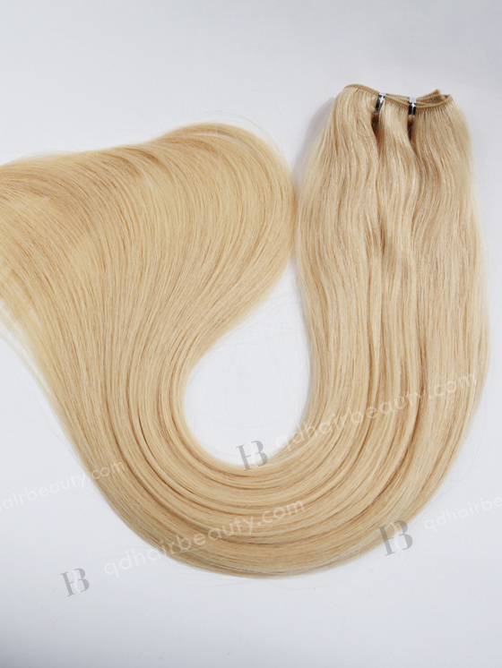 Blonde Color 28'' Chinese Virgin Straight 613# Human Hair Wefts WR-MW-140