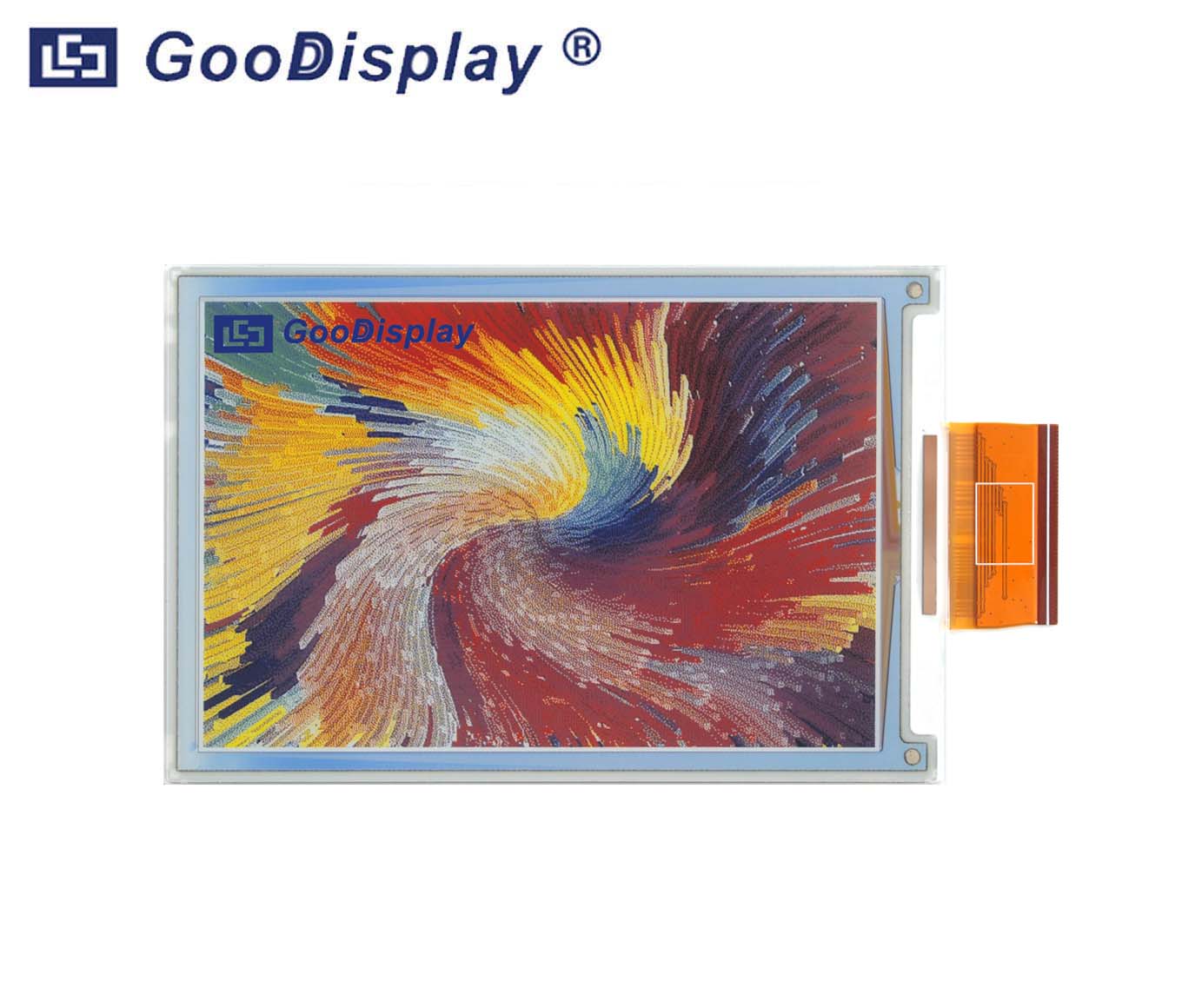 4寸高饱和度彩色电子纸模组（E Ink Spectra 6）SPI 显示屏分辨率600x400 GDEP040E01