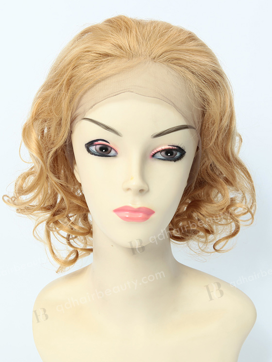 Strawberry Blonde Human Hair Wigs WR-LW-054