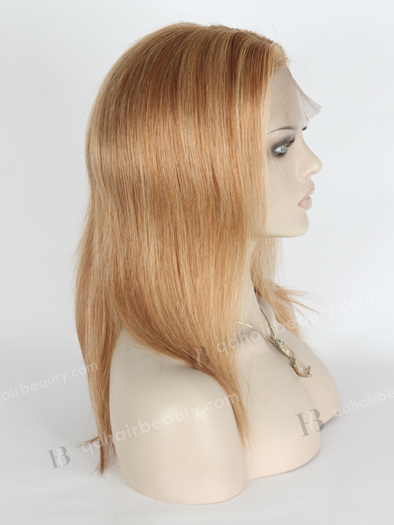 Highlight And Mixed Color 12'' European Virgin Hair Straight Full Lace Wigs WR-LW-121