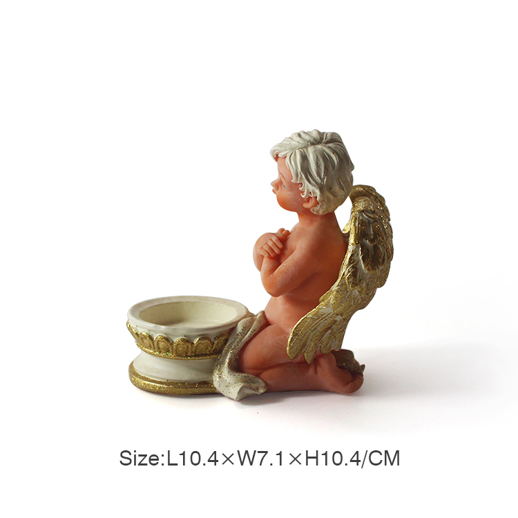 How to prolong the service life of the Cheap angel statue candle holder materials