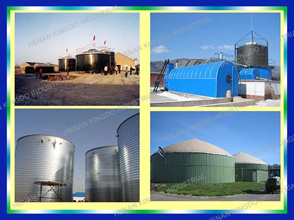 biogas plant and biogas production equipment