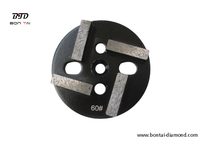 4 inch concrete floor grinding disc with 4 rectangle segments