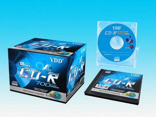 Ordinary boxed CD-R (blue)