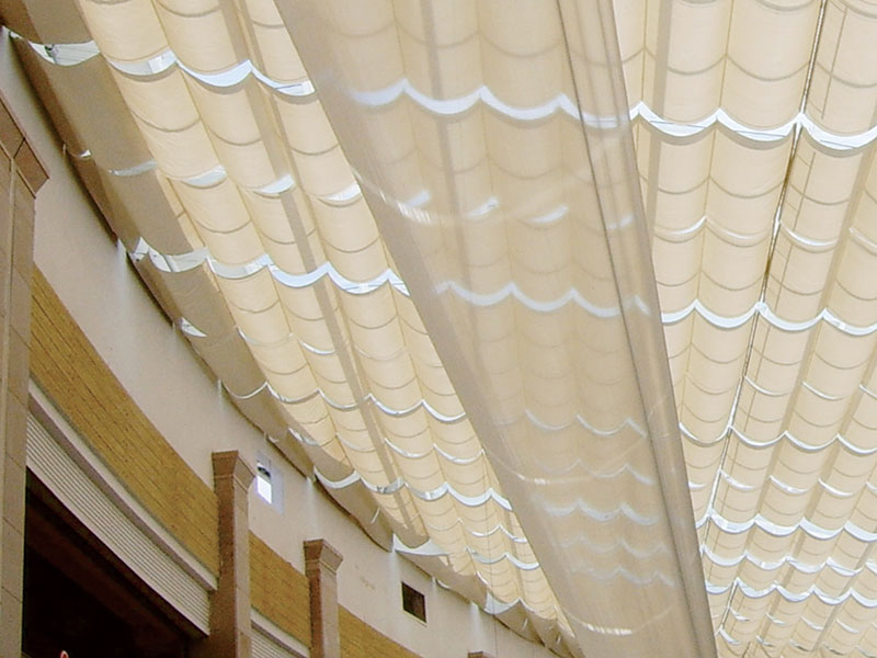 FCS folding ceiling curtain