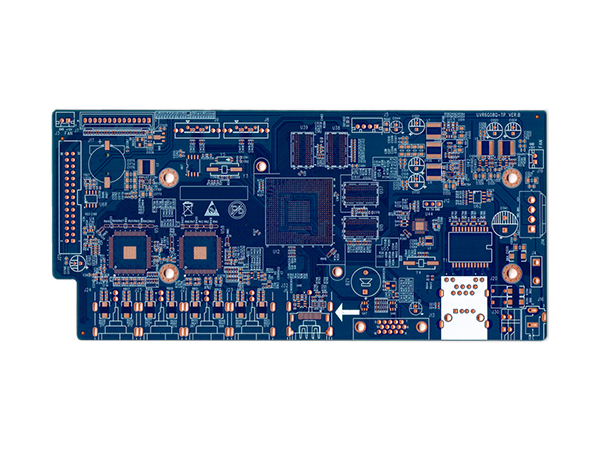 4 layers blue bright oil OSP board (security products)