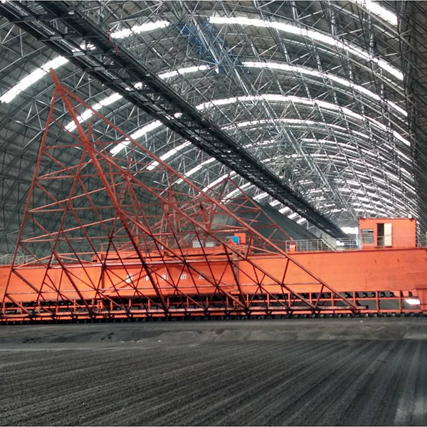 Jingxi Tiangui aluminum industry 56m Span Bridge Scraper reclaimer