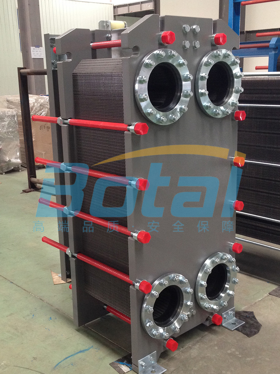 Stainless steel heat exchanger for food