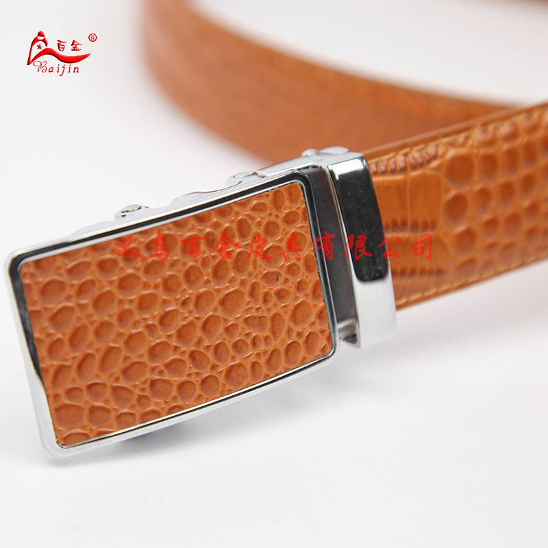 VOSKD Cunban crocodile leather automatic belt tooth paste