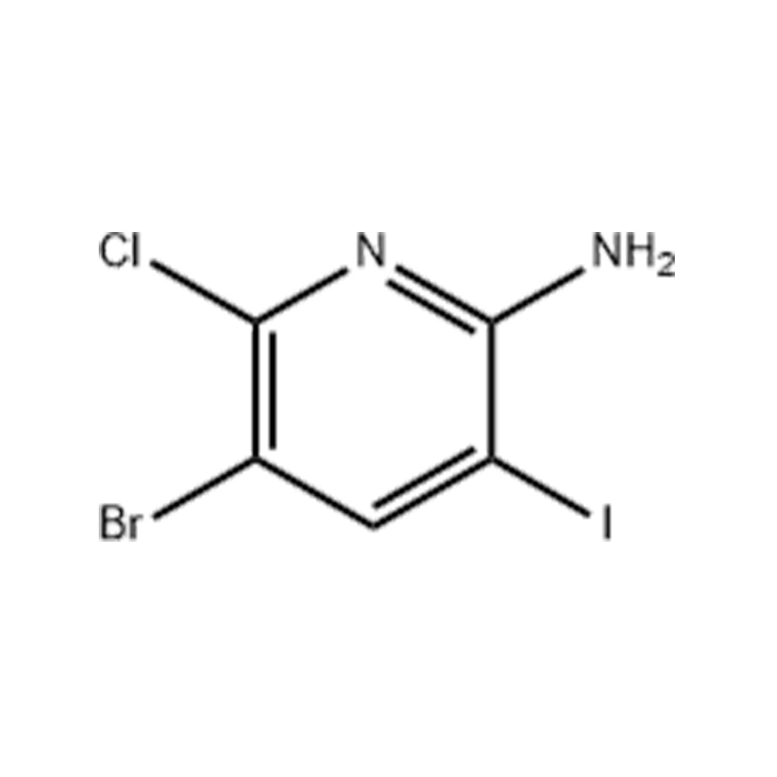 5-溴-6-氯-3-碘吡啶-2-胺