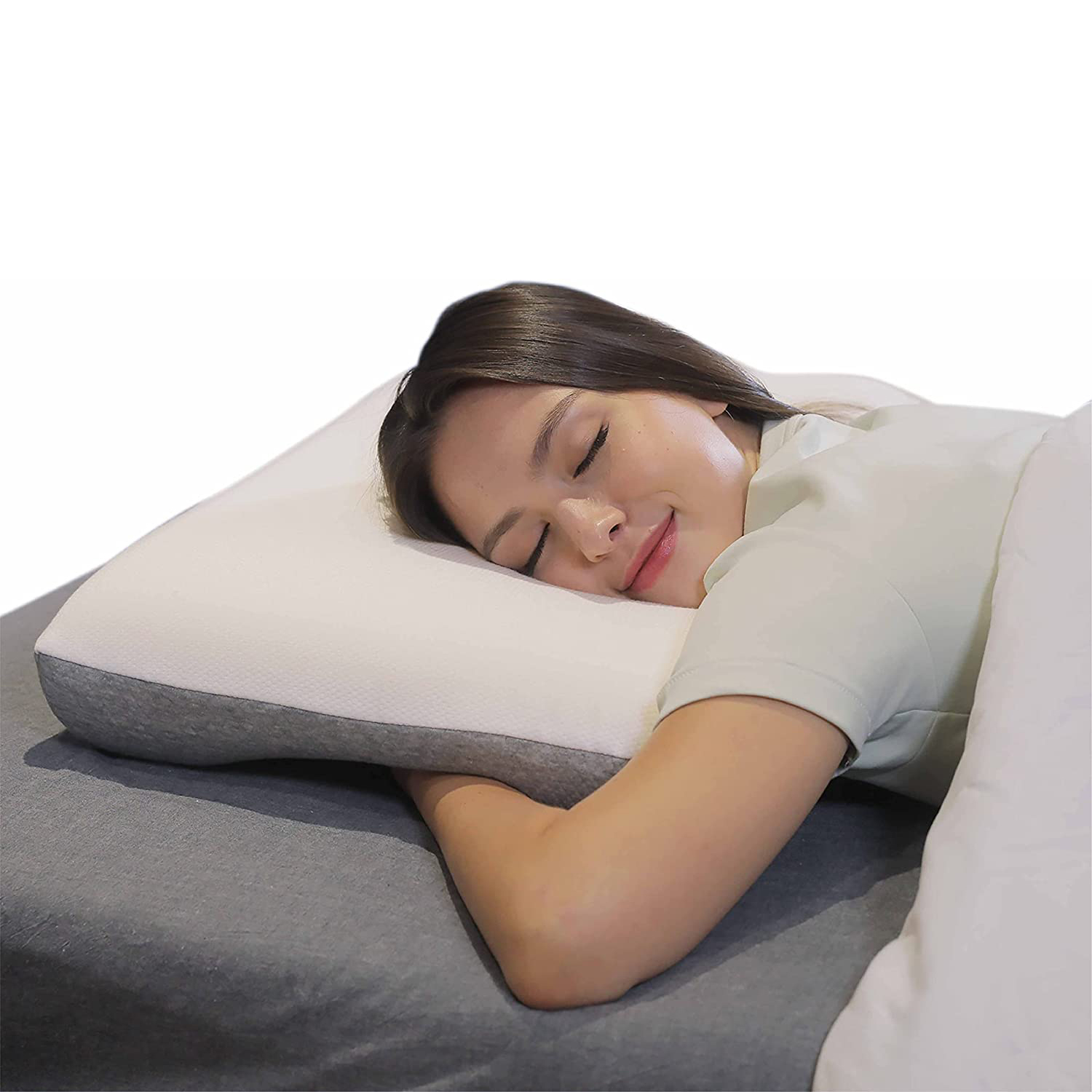 Factory Oem High Quality Orthopedic Bamboo Memory Foam Sleep Pillow Anti Snore Breathable bed pillow