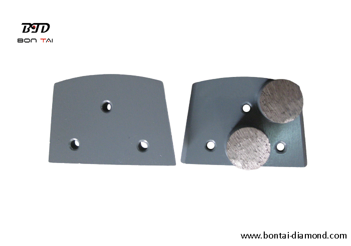Double round segments concrete grinding pads with 3 M6 screw for Lavina grinder