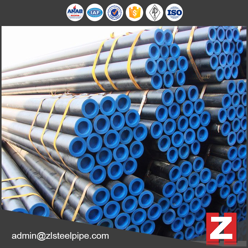 API 5L ASTM A 106 Gr.B 20# black painting seamless steel pipe of China