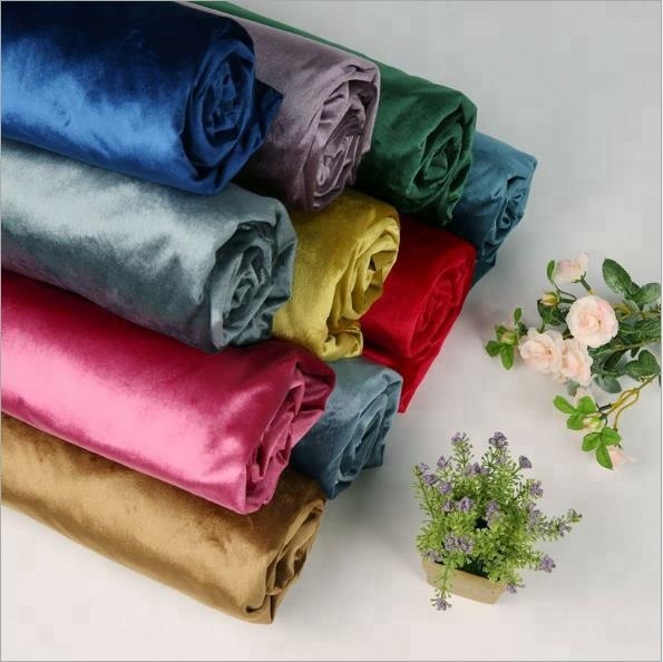 Hot sale99%poly velvet use for sofa upholstery fabric Italy velvet